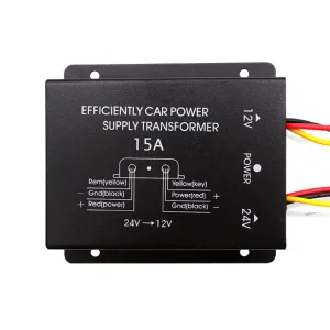 10a Car Power  Converter Transformer Adapter 24v To 12v Automatic