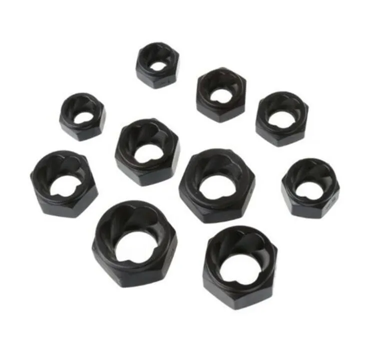 10pcs/Set Damaged Bolts Nuts Screws Remover Extractor Removal
