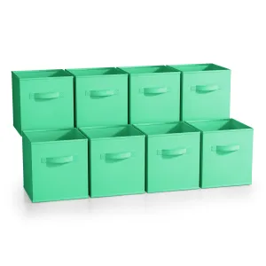 11" Cube Storage Bins (8 Pack Solid)