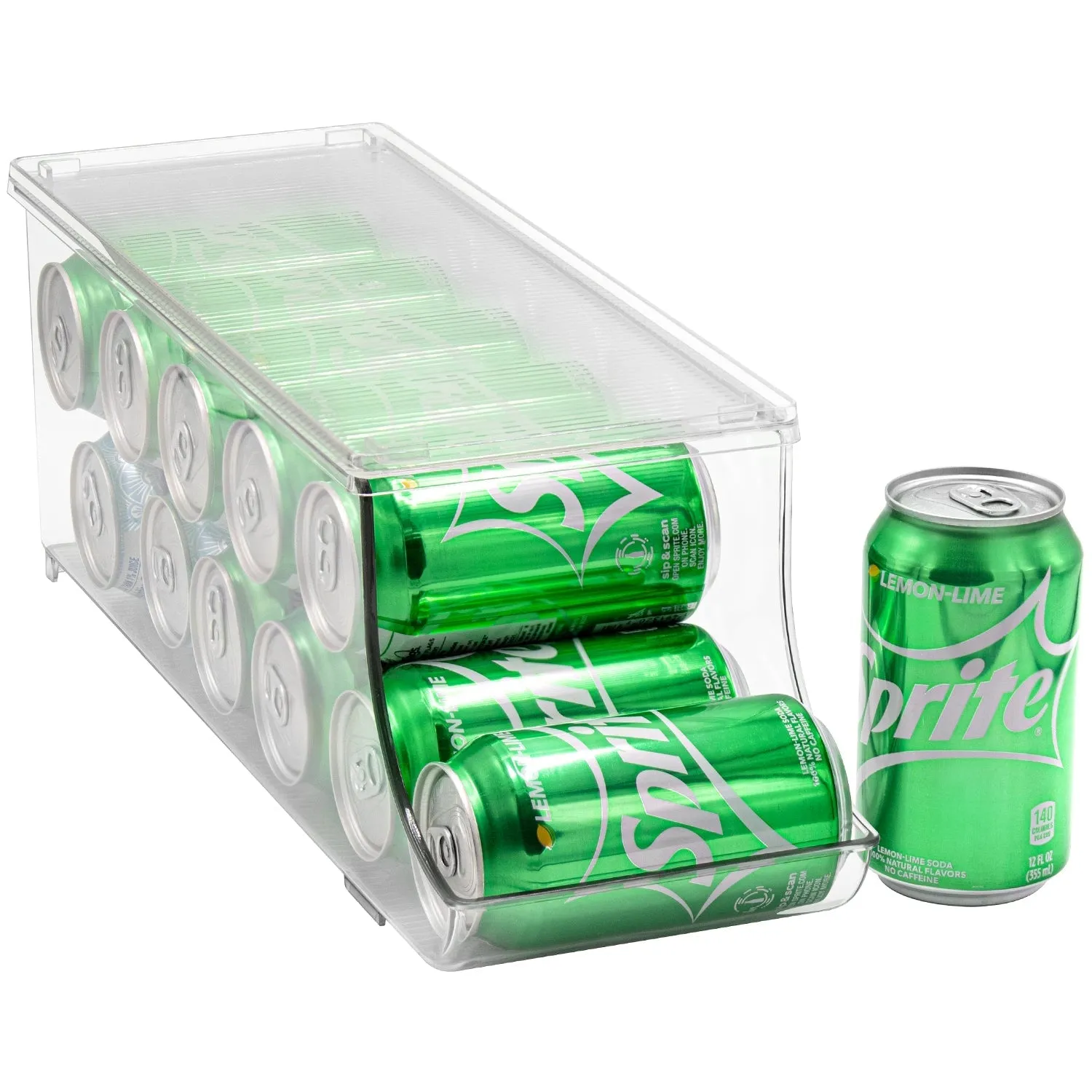 12 Can Soda Can Organizer Drink Dispenser Set