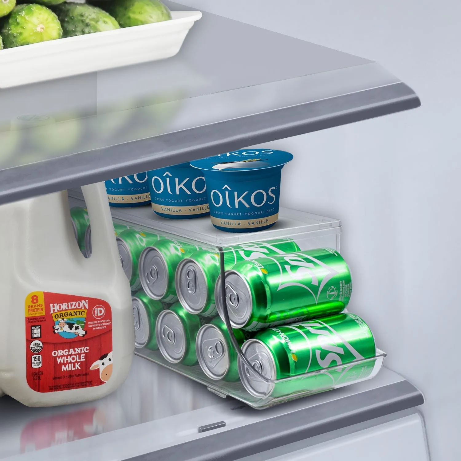 12 Can Soda Can Organizer Drink Dispenser Set