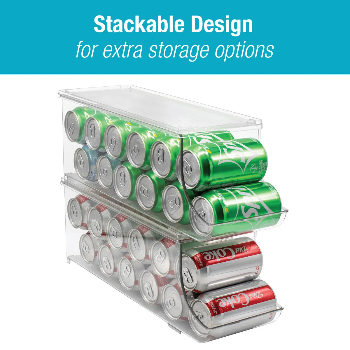 12 Can Soda Can Organizer Drink Dispenser Set