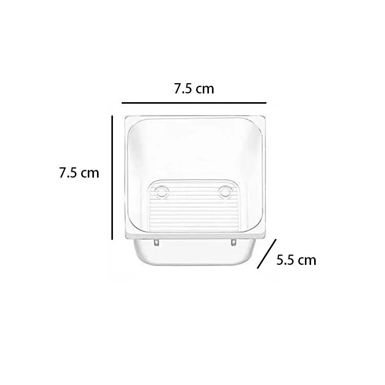 16Pcs Mixed Sizes Rectangular Clear Storage Box
