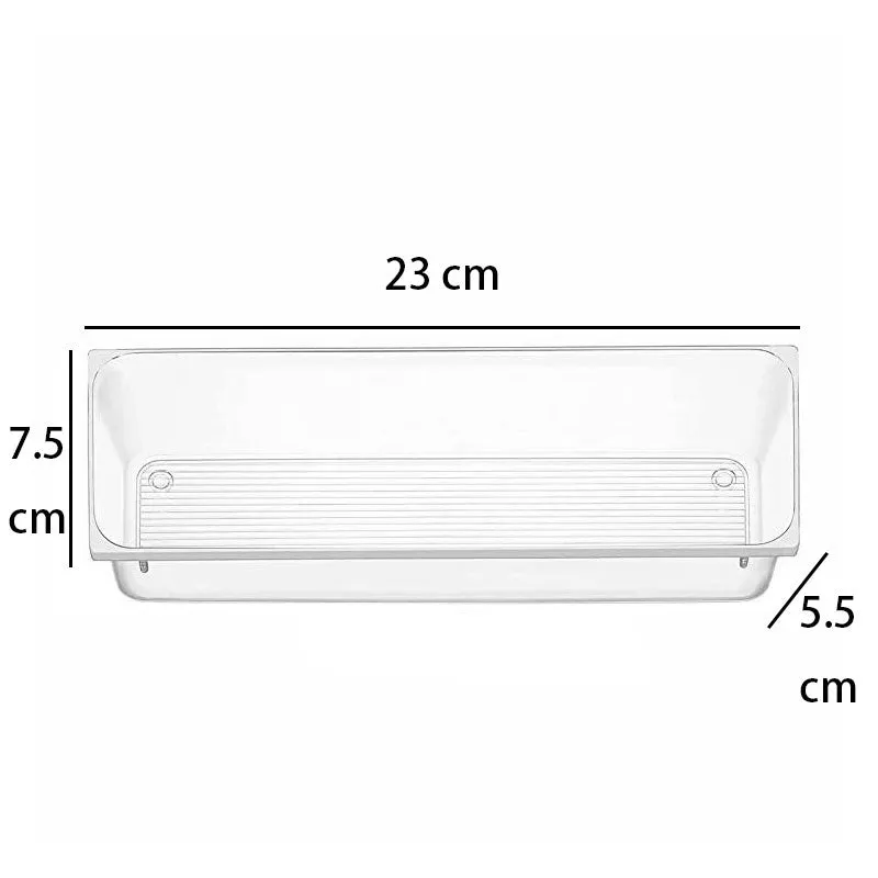 16Pcs Mixed Sizes Rectangular Clear Storage Box