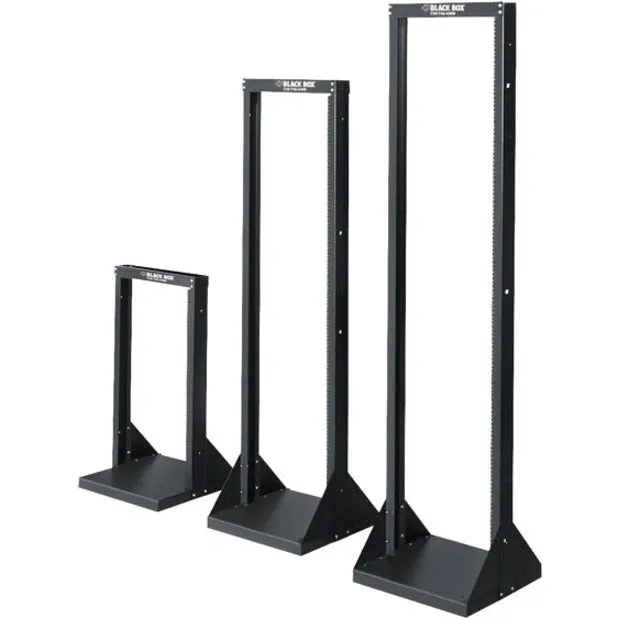 20U 2-Post Rack 21.2In X 21Ind,10-32 Eia Holes 360Lb. Capacity