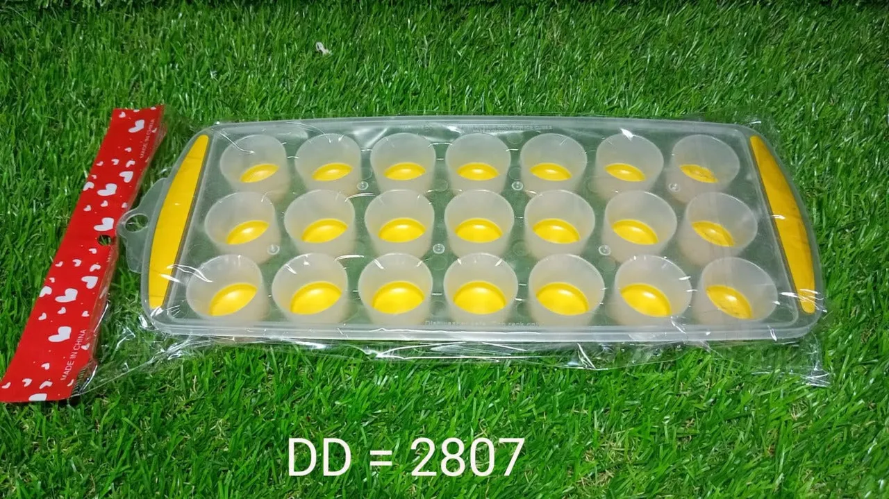 2807 Rubber Flexible Silicone Honeycomb Shape Cavity Ice Cube Trays for Freezer