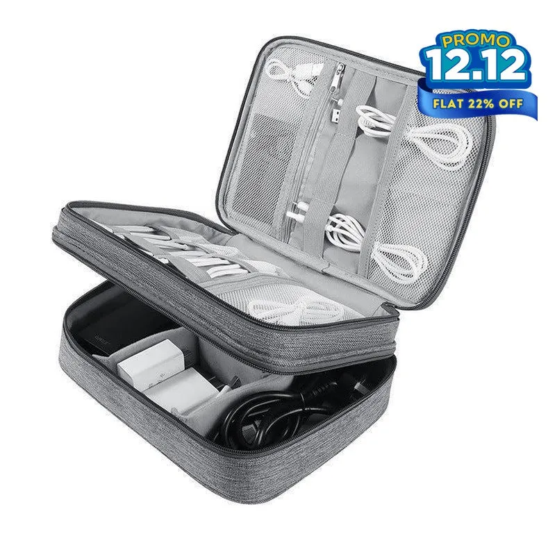 3 Layer Gadget Pouch Organizer