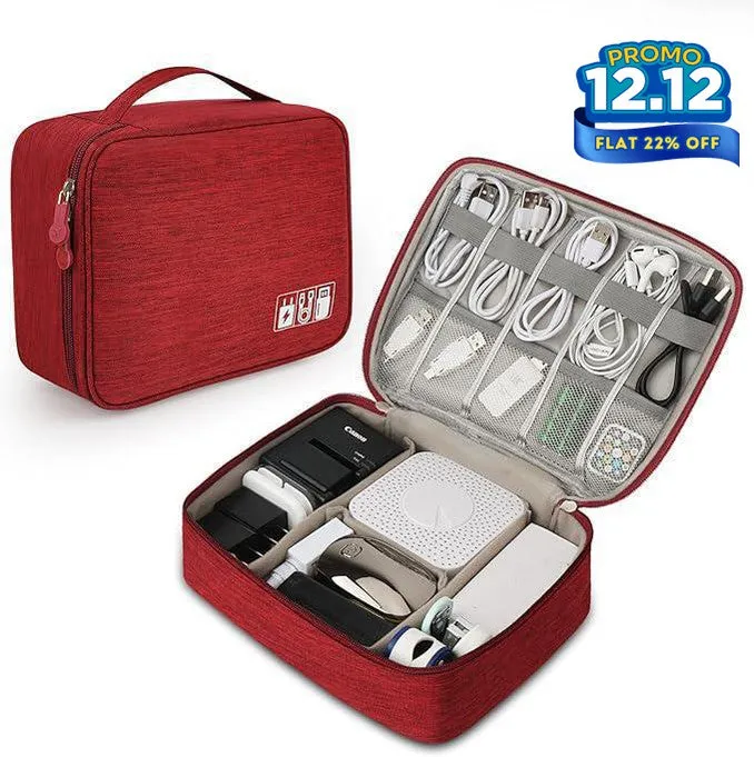 3 Layer Gadget Pouch Organizer