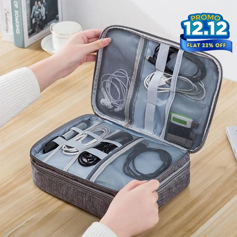3 Layer Gadget Pouch Organizer