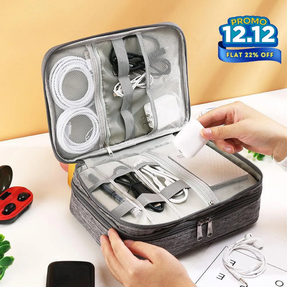 3 Layer Gadget Pouch Organizer