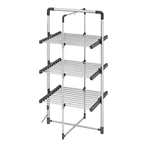 3-Tier Heated Clothes Airer Aluminium BLACK DECKER 63099 (New)