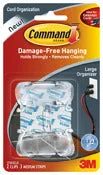 3M Command Command 0.5 in. L Clear Plastic Cord Clips (Pack of 4)