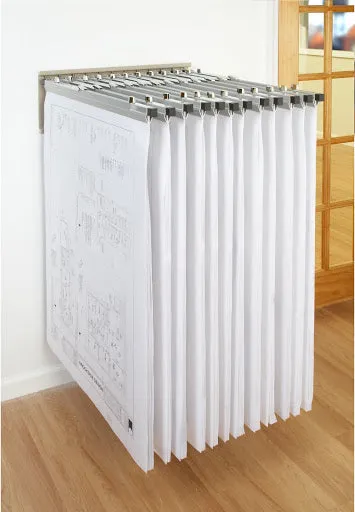 617 Pivot Wall Rack with Brackets for Blueprints