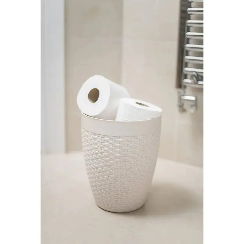 Addis Round Bathroom Bin With Swing Lid 5L - Assorted Designs