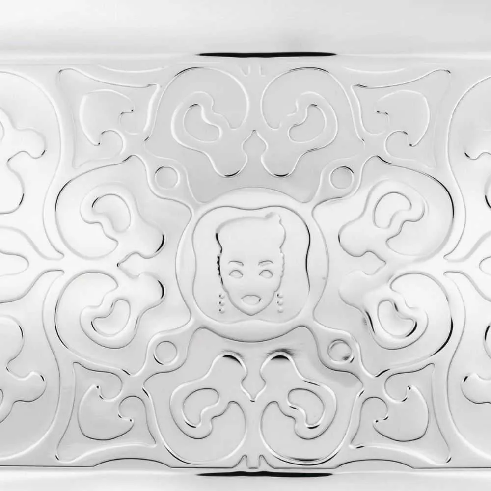 Alessi MW11 Dressed tray in steel