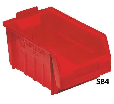 Alkon: SB 3 Supra Bin 220mm X 130mm X 125mm Blue/Red