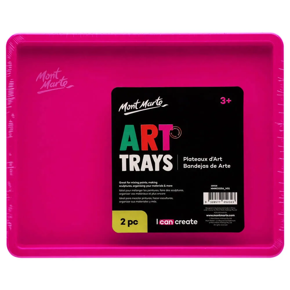 Art Trays 2pc