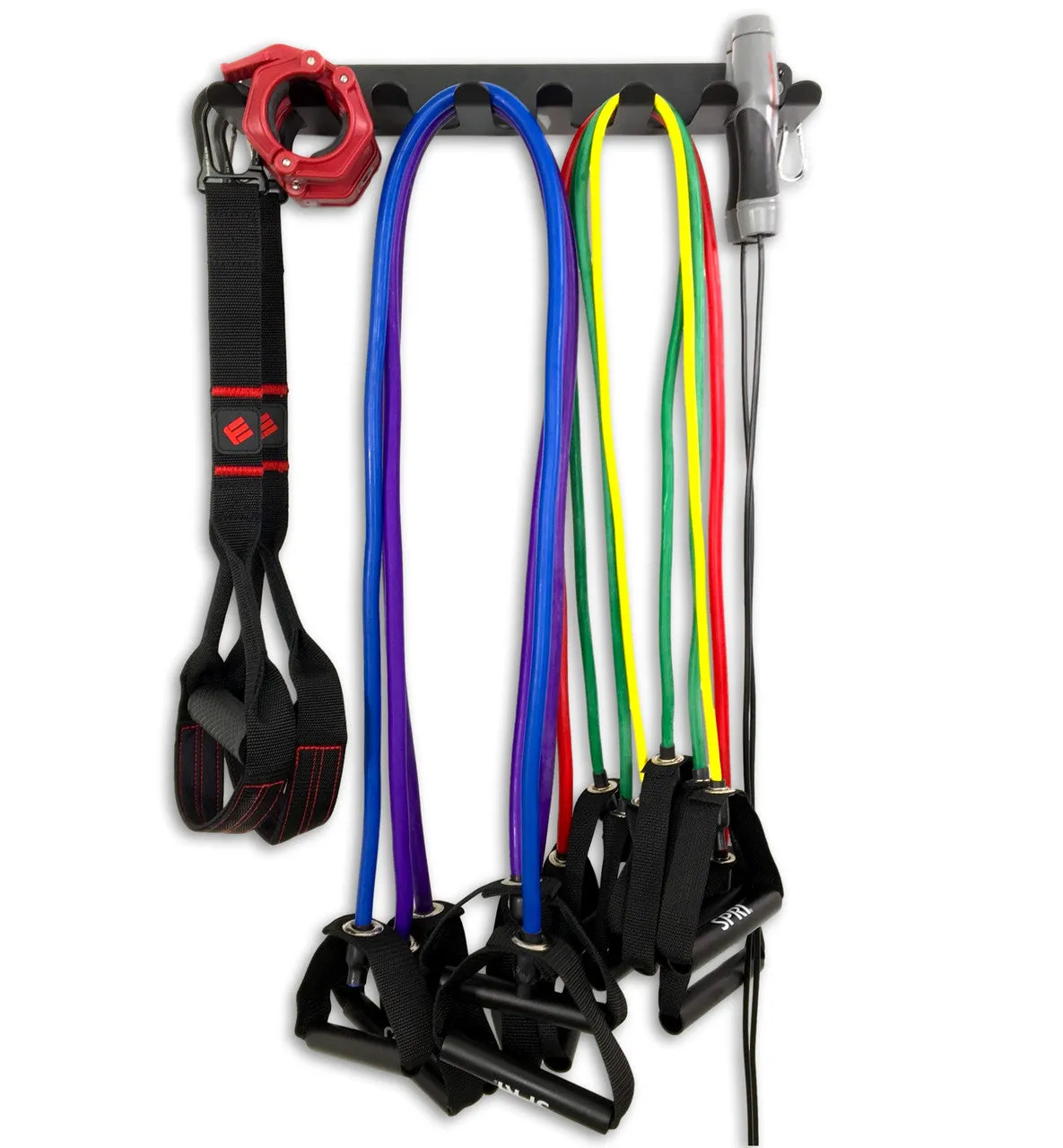 Athlone Gym Equipment Organizer for Bands, Jump Ropes, Foam Roller