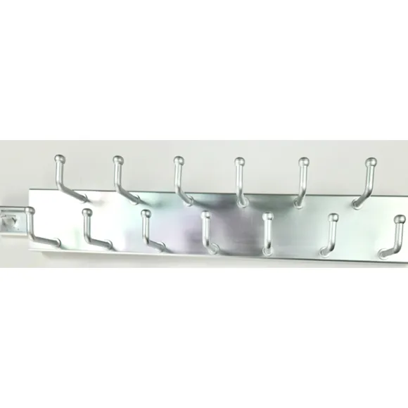 Bennington Tie Hook Rack in Dull Chrome