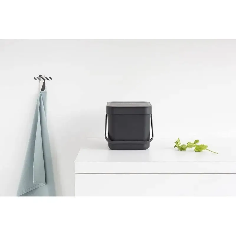 Brabantia Sort & Go Recycle Bin - 6 Litre - Assorted Colours