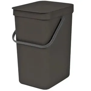 Brabantia Sort & Go Waste Bin, 12L - Grey
