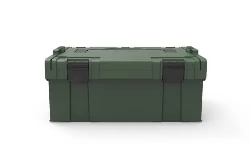 Cheston High Grade Plastic Tool Box for Tools I Tool Kit Box for Garage and Home/Tool Box Without Tools I Professional Stackable Boxes with Interlocking System with One-Click MEDIUM, Set of 2