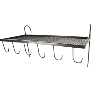 Classic Equine Arena Shelf with Bridle Hooks