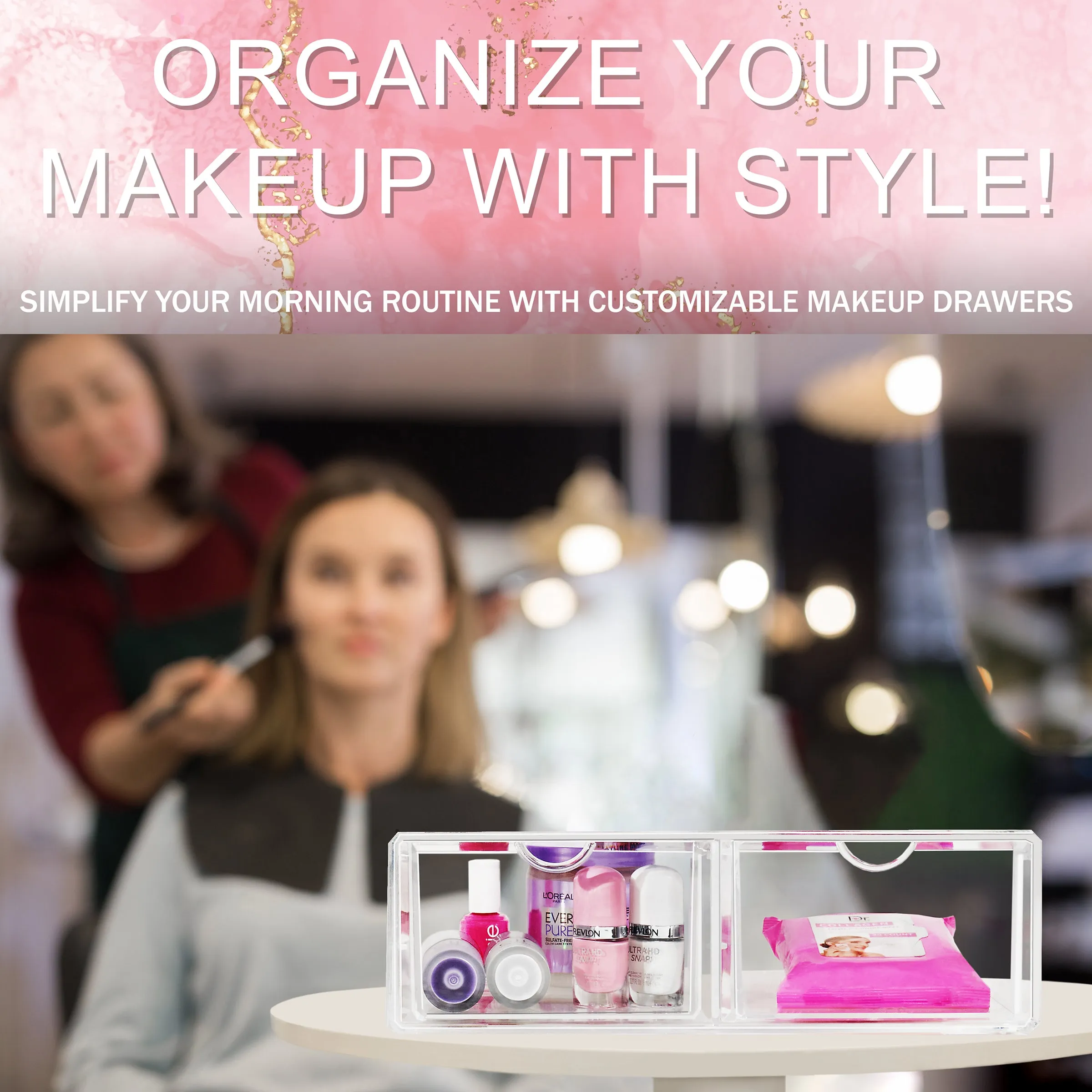 Cosmetic Organizer (2 Drawer)