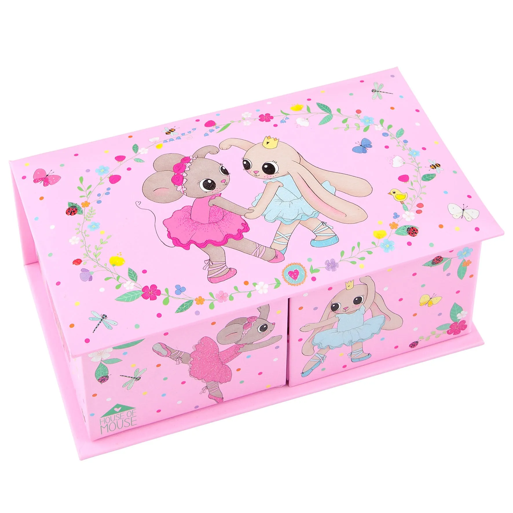 Depesche House of Mouse Jewellery Box Rose