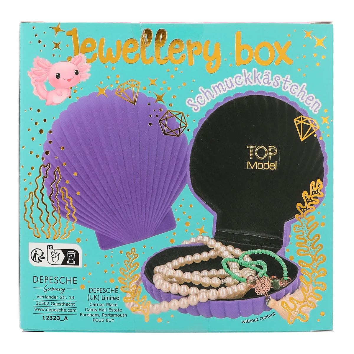 Depesche Topmodel Shell-Shaped Jewellery Box