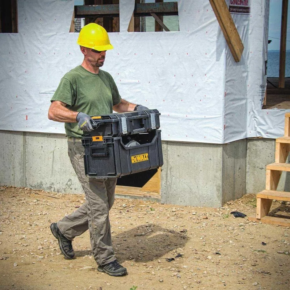 DeWALT DWST08205 TOUGHSYSTEM Robust Tote w/ Adjustable Foldable Brackets