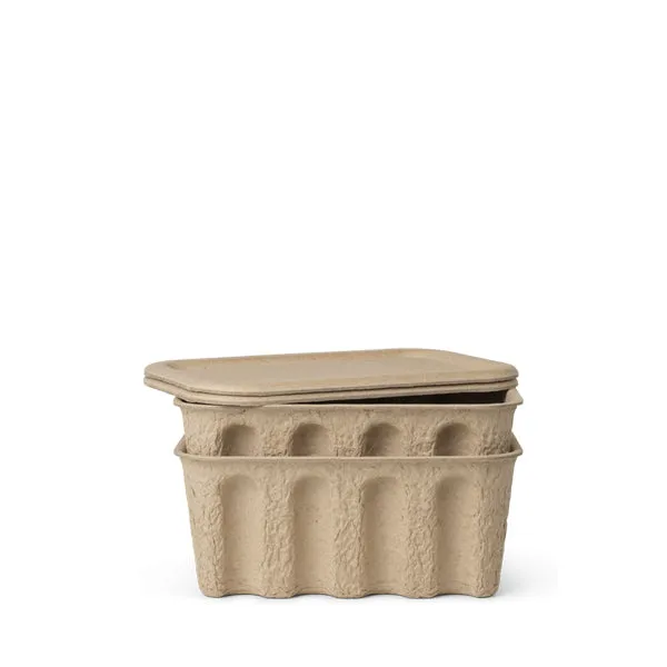 Ferm Living Paper Pulp Box - Small - Set of 2