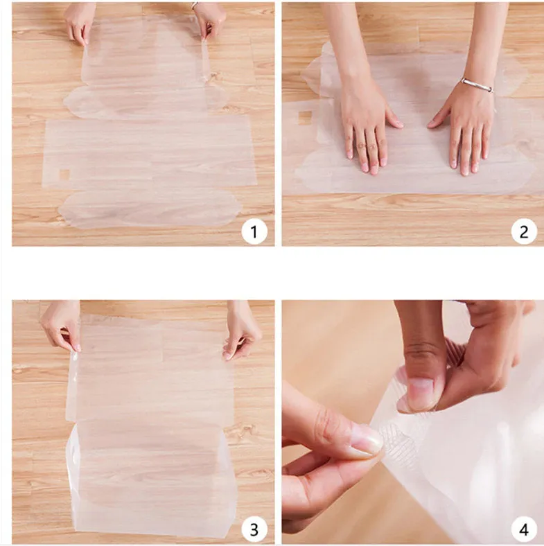 Foldable Plastic Transparent Shoe Box - Clear Stackable Organizer Storage Organization