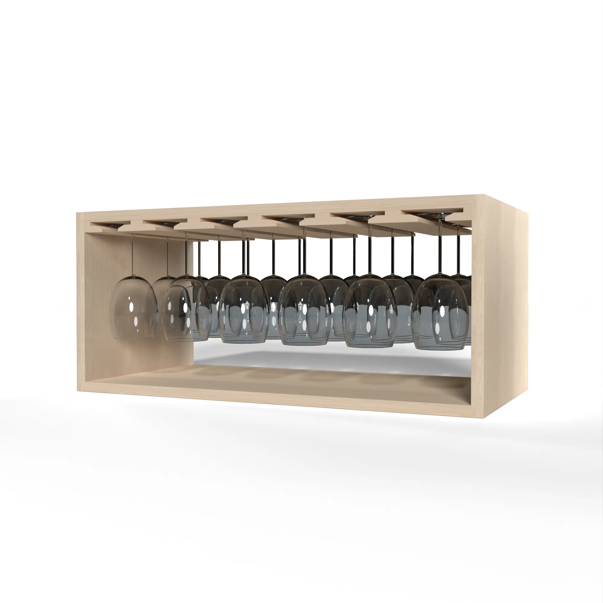 GrandCellar™ - 6 Column Full-Depth Stemware Rack  - 12"