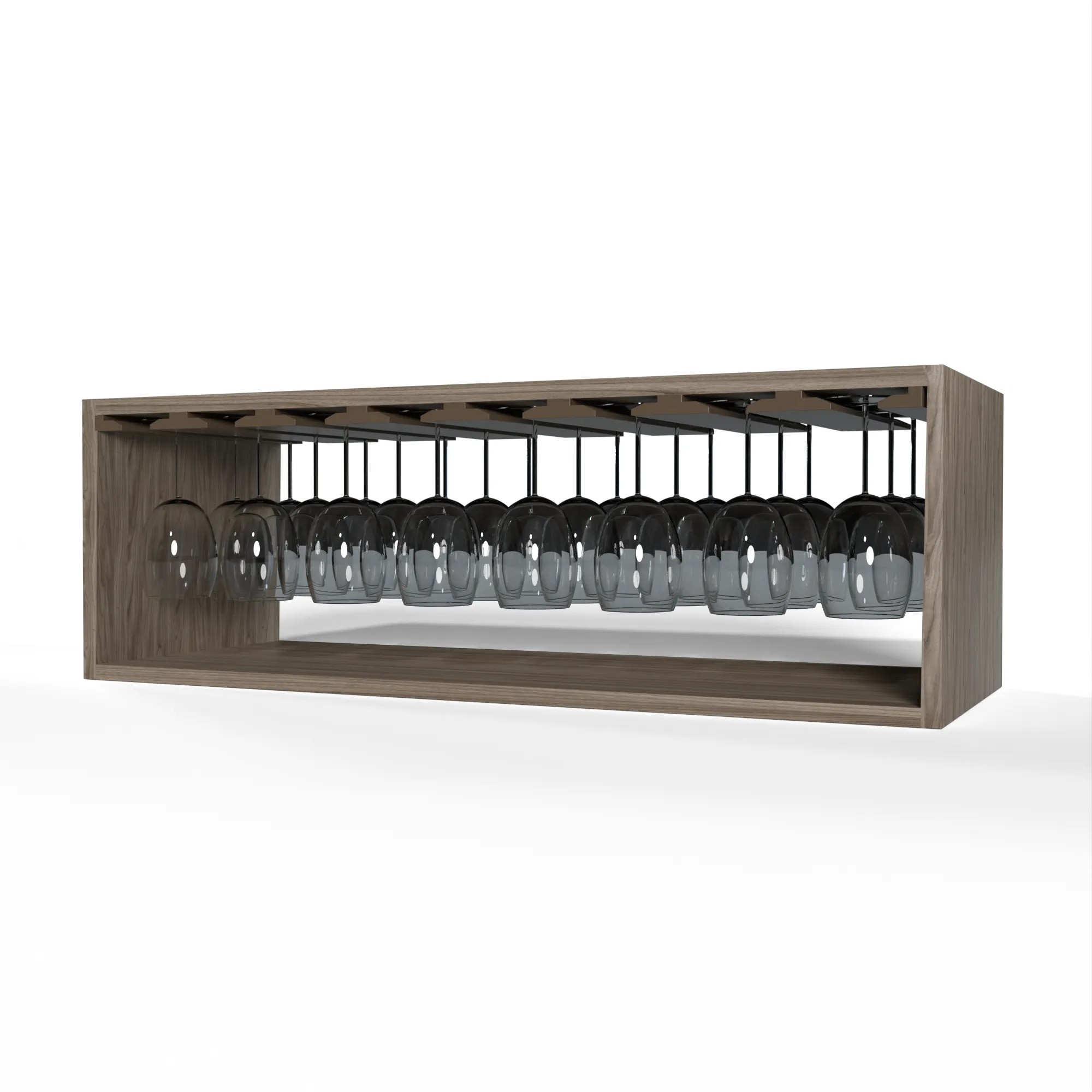 GrandCellar™ - 8 Column Full-Depth Stemware Rack  - 12"