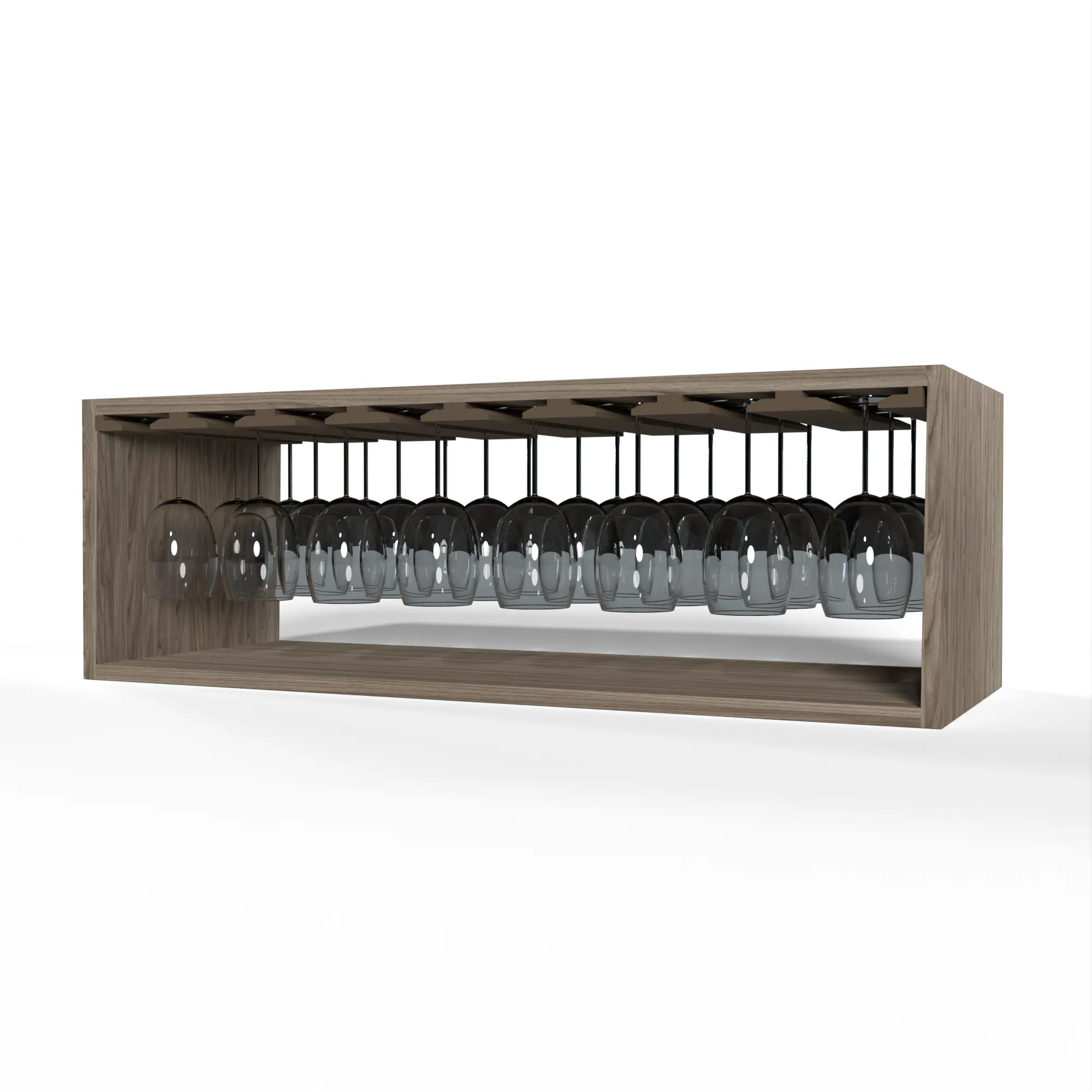 GrandCellar™ - 8 Column Full-Depth Stemware Rack  - 12"