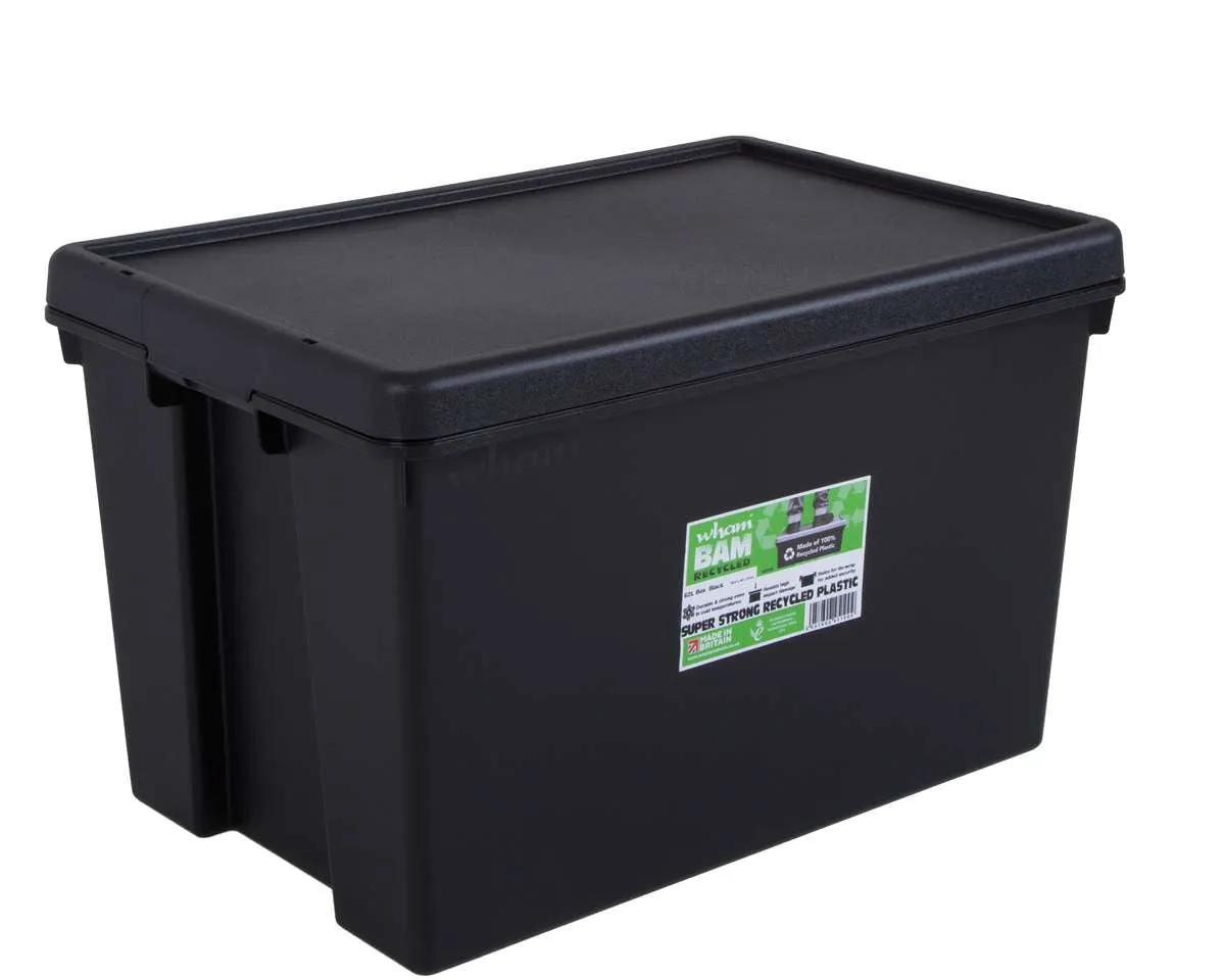 Heavy Duty Shelving Unit 1800mm H x 1500mm W x 600mm D | With 9 of 62Ltr WHAM BAM Storage Boxes