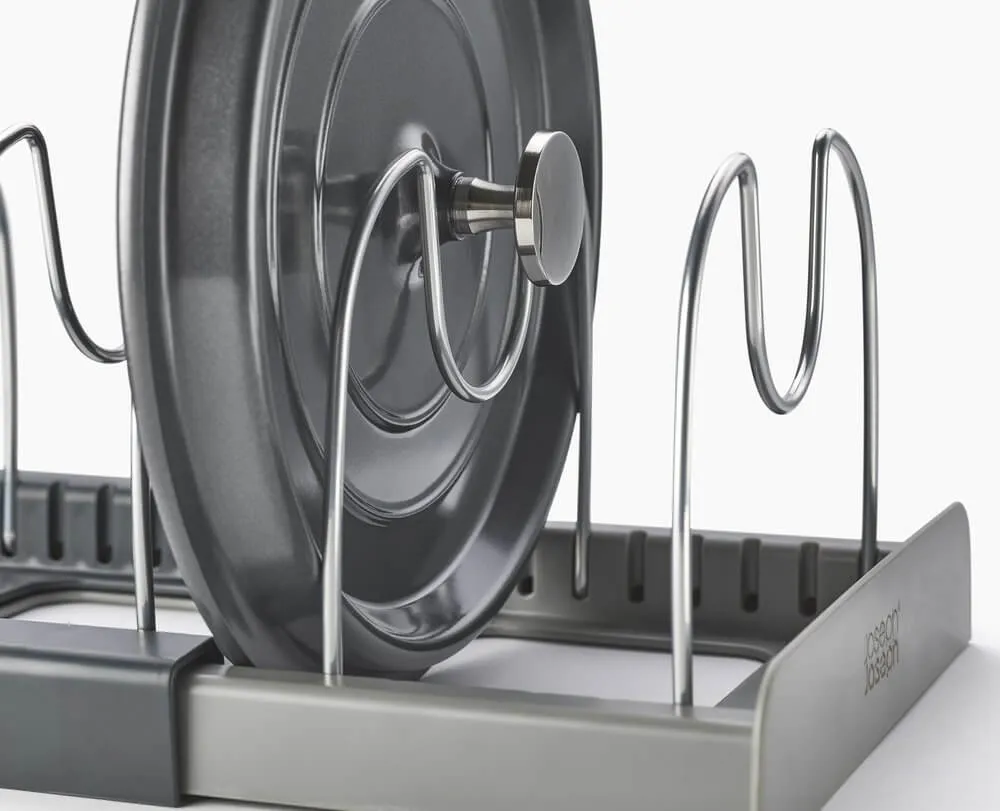 Joseph Joseph DrawerStore Expandable Cookware Organiser Rack Grey