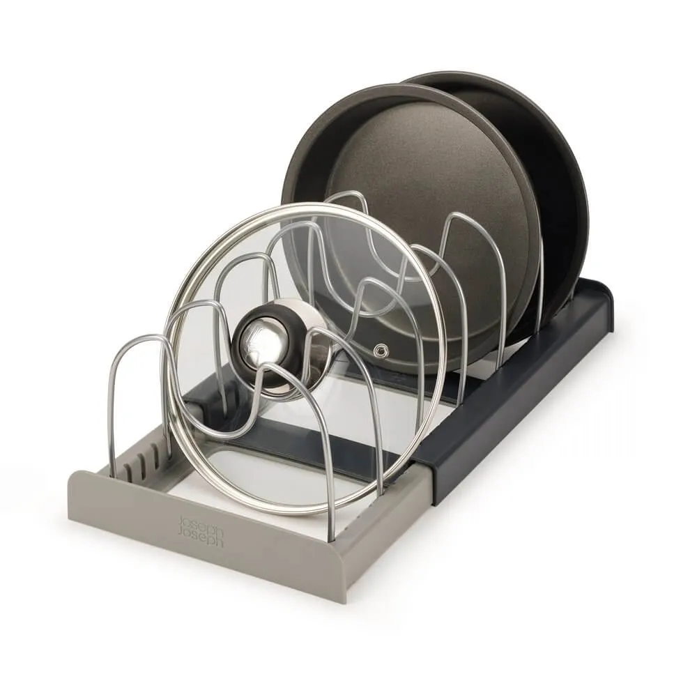 Joseph Joseph DrawerStore Expandable Cookware Organiser Rack Grey