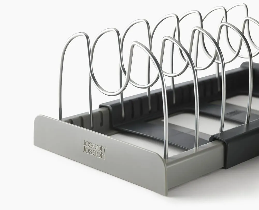 Joseph Joseph DrawerStore Expandable Cookware Organiser Rack Grey