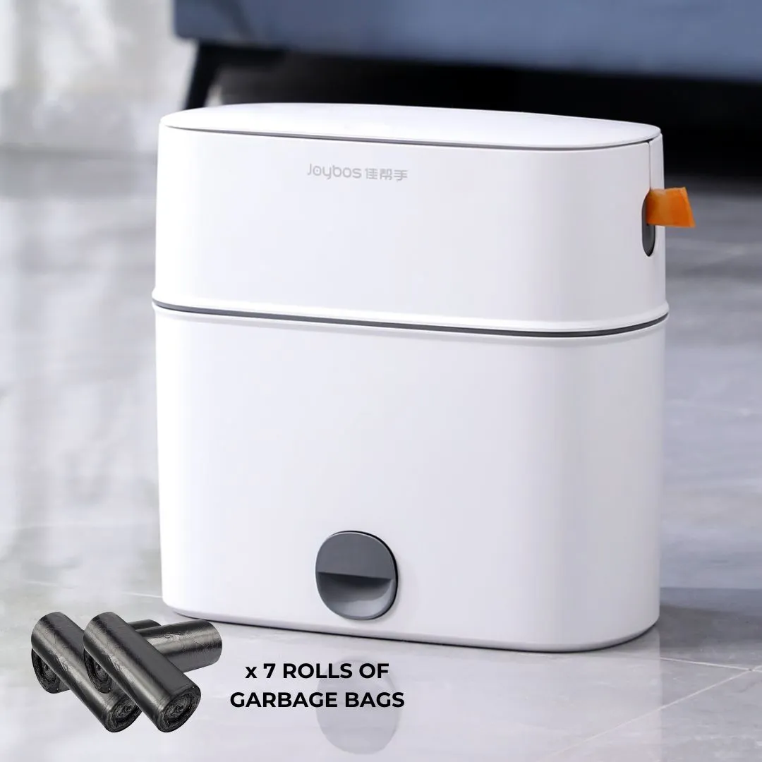 Joybos Easy pack Trash Can With Press Lid 15L Grey