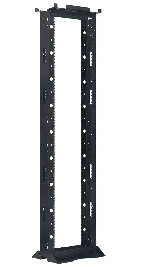 Lowell CR2P-5218 Two Post Rack with 6"D Channels - 52U X 18"D