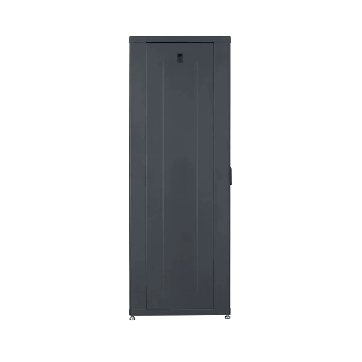 Lowell LDR-3524 Designer AV Rack with Tempered Glass Door - 35U x 24"D