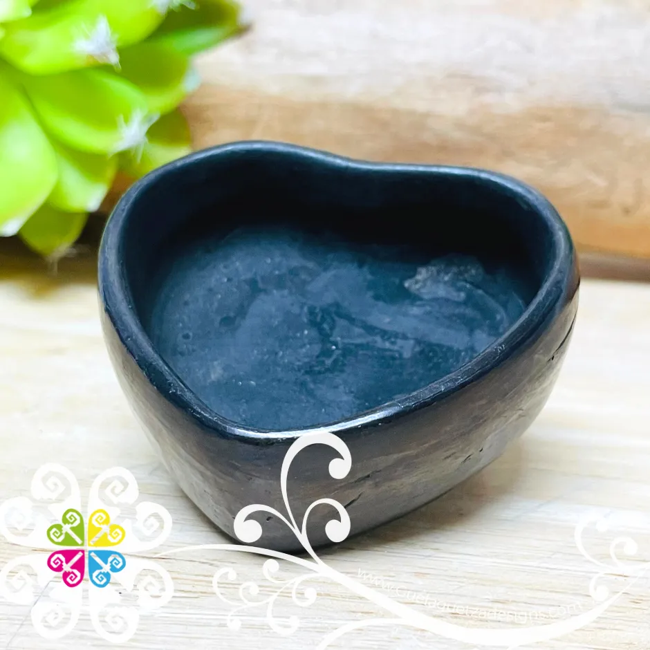 Medium Heart Jewelry Box - Barro Negro Oaxaca