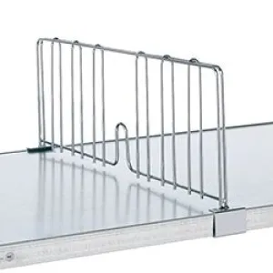 Metro DD21FC Chrome Solid Shelf Divider for 21" Shelves