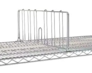 Metro DD36C Chrome Wire Shelf Divider for 36" Shelves