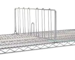 Metro DD36C Chrome Wire Shelf Divider for 36" Shelves