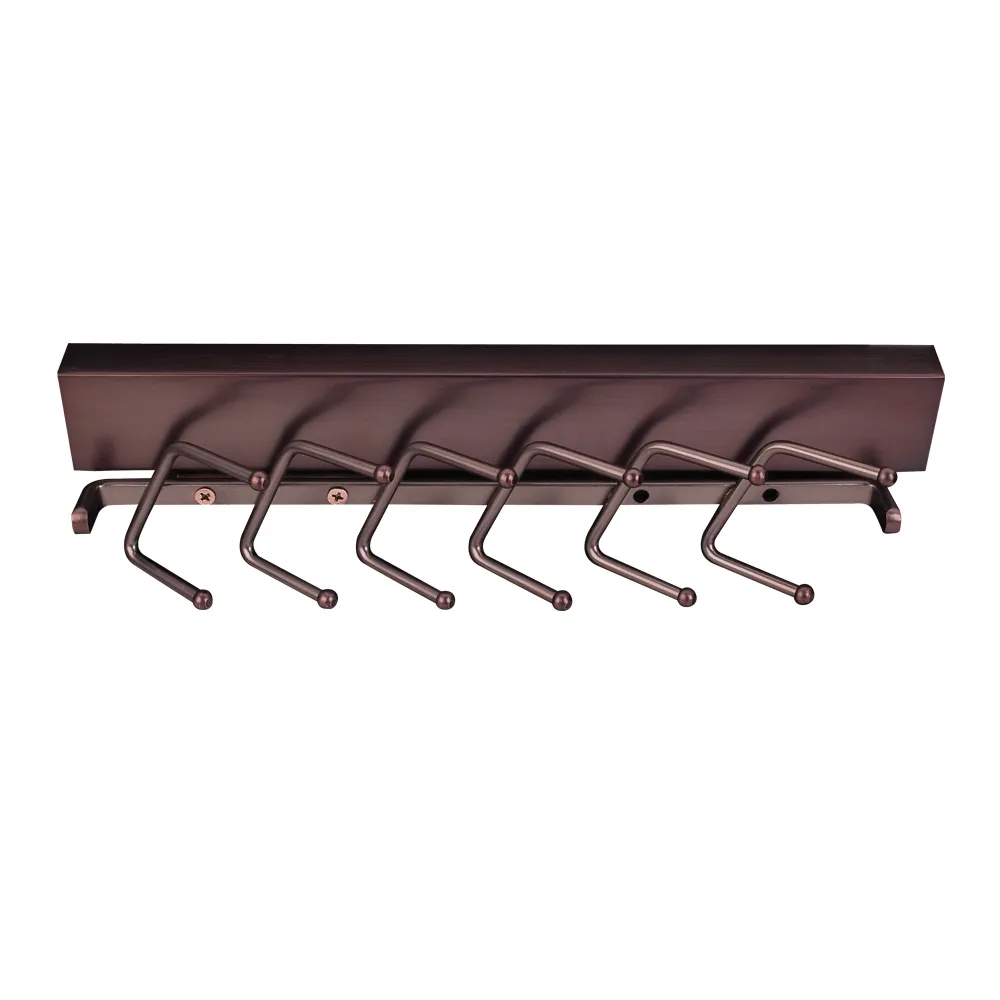 Metro Tie Rack - 12 inch, Oil Rubbed Bronze