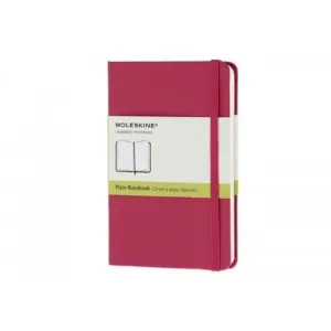 Moleskine Plain Notebook, Hard Cover Pocket Magenta