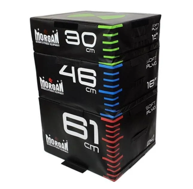 Morgan Soft Modular Plyometric Boxes - Set of  (12" and 18") (SALE)